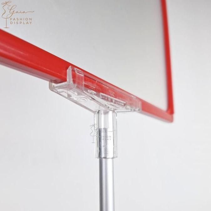 

ready stock !!! STANDING FRAME A4 MERAH STANDING PROMOSI