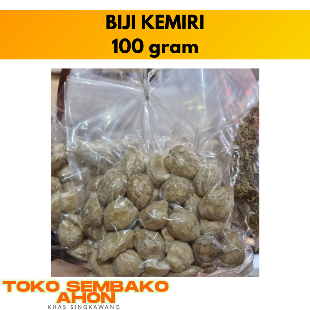 

BIJI KEMIRI | KEMIRI BULAT | fresh 100 gram / Kemiri Mentah / Biji Kemiri Utuh / Bumbu Dasar Kemiri / Kemiri Kupas