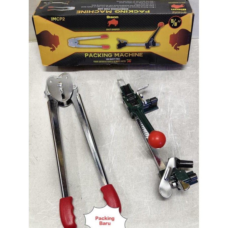 

Promo BISON Alat Packing Kardus Manual 15mm / Plastic Straping Band 5/8" COD
