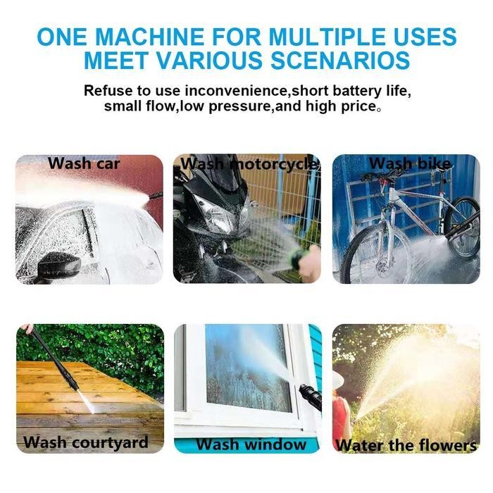 Olv Houseware - Alat Semprot Cuci Motor Mobil / Water Jet Washer Cleaner Super Kencang Tekanan Tingg