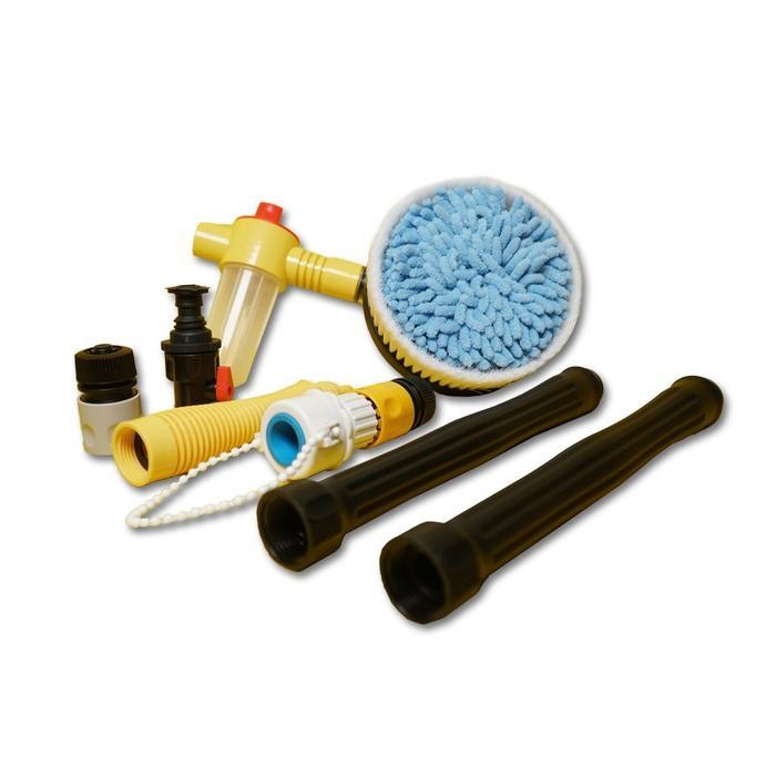 Alat Cuci Kendaraan Motor Mobil Tanpa Listrik, Selang Air Spinning