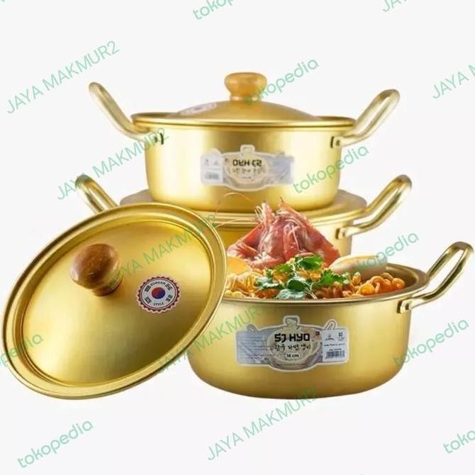 Laris!! Panci Ramkorea / Panci Ramen Gold / Panci Rameon Korea Panci Emas