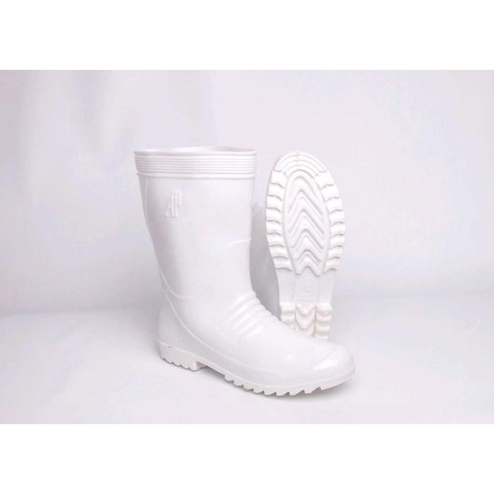 Sepatu Apd Boots Sepatu Proyek Karet Pria / Wanita Ap 1 Putih