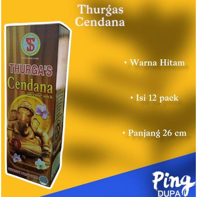 Per Slop Dupa Hio India Thurgas Cendana Isi 12 Pack