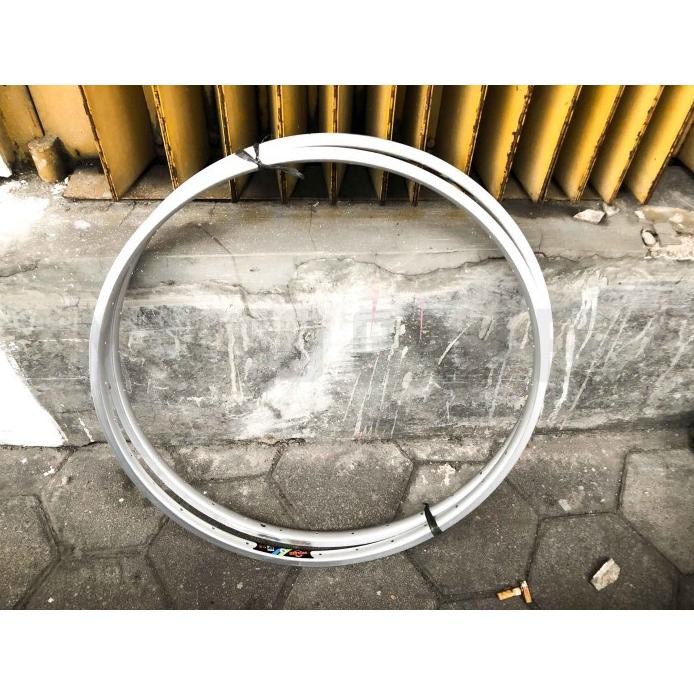Part Sepeda Rims Velg 26 Vintage Wolber Made In France Nos 32 Hole V Brake Silver