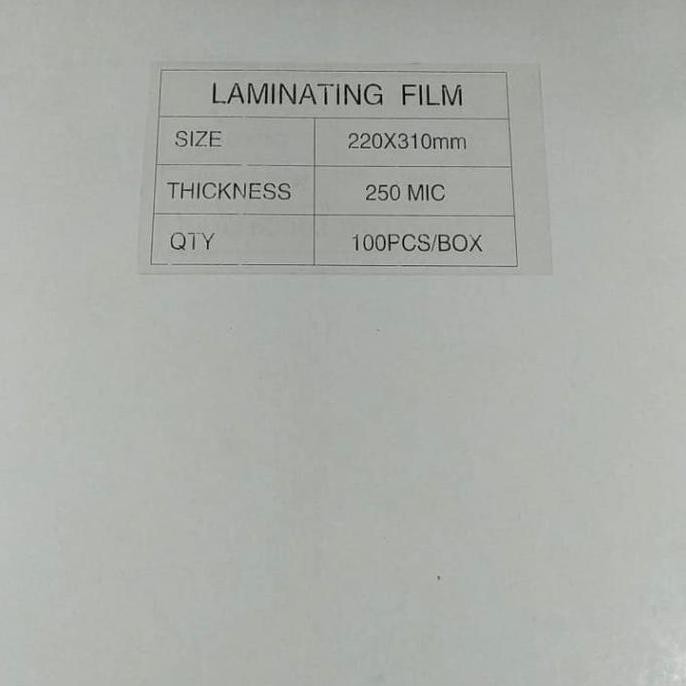 

Promo LAMINATING XEHO A4 250 Micron (1pak isi 100 lembar) COD