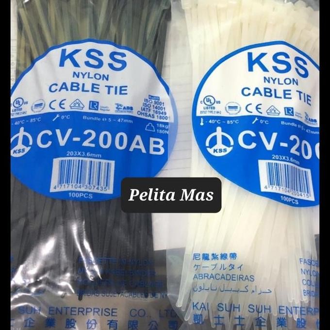 

BEBAS ONGKIR - KABEL TIES KSS/ KABEL TIS / CABLE TIE 10CM 15CM 20CM 30CM HIGH QUALITY