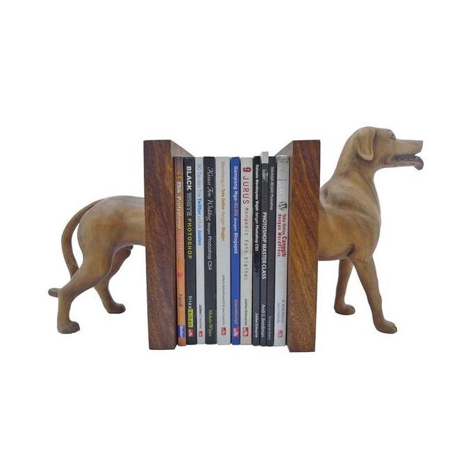 

NEW Pengganjal Buku/Book End/Pembatas Buku Anjing