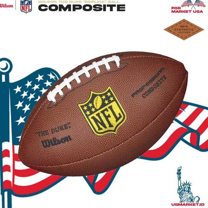 TERBARU - Bola Wilson The Duke American Football Profesional Composite