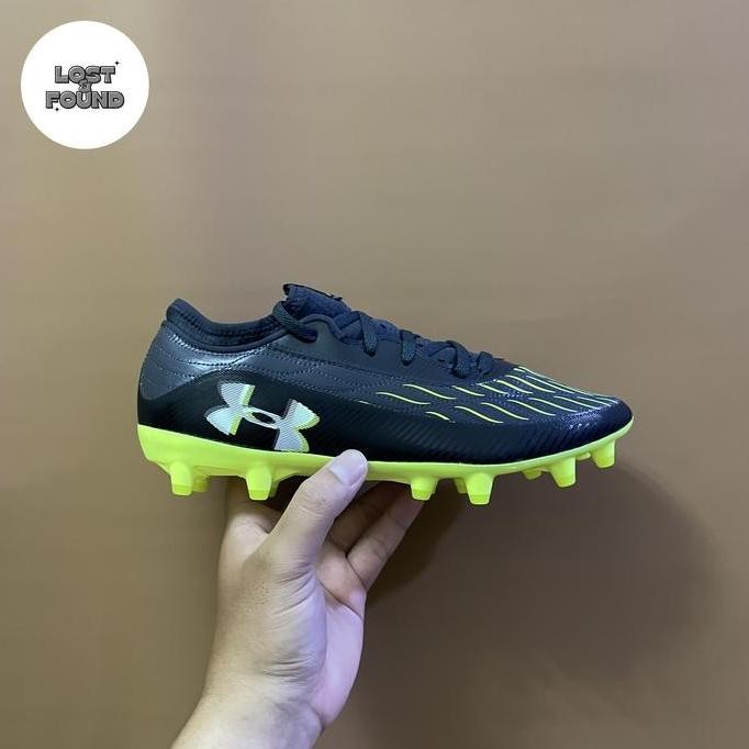 TERMURAH - SEPATU BOLA UNDER ARMOUR MAGNETICO SELECT 4 FG BLACK GREEN