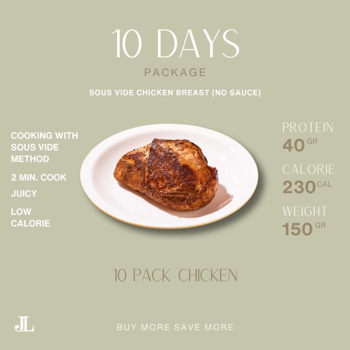 

JL - 10 Pack Sous Vide Marinated Chicken Breast Ori!!