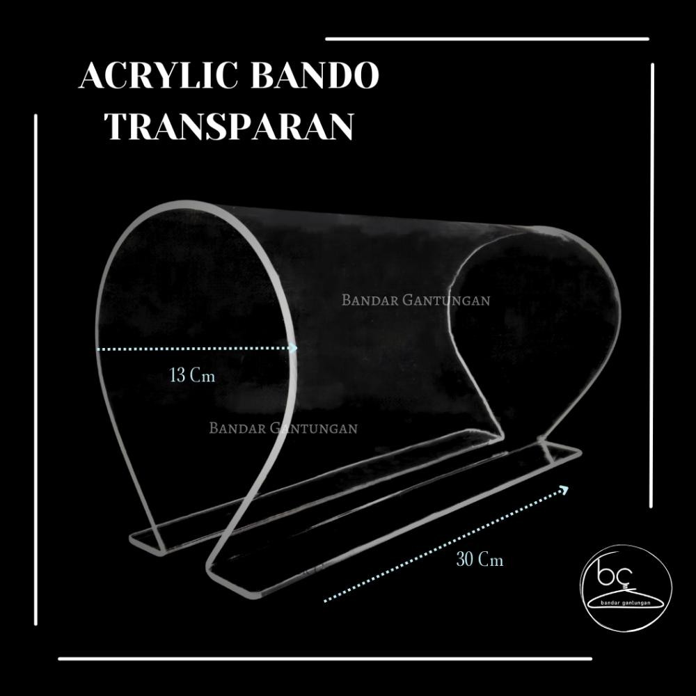 

Akrilik Bando / Display Bando Murah / Tempat Bando / Stand Display Acrylic Aksesoris Kepala + Bubble Wrap 1 Meter - BH DiM