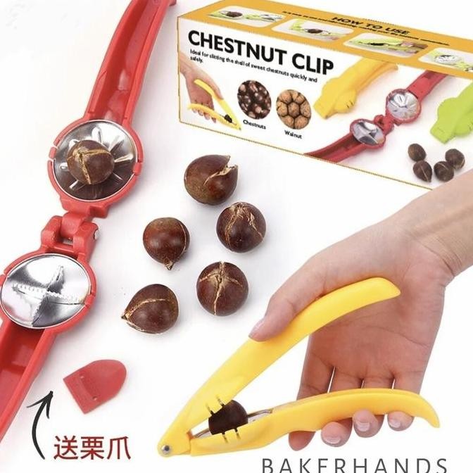Promo Chestnut Clip/Alat Pembuka Kacang Kastanye/Alat Pembuka Chestnut