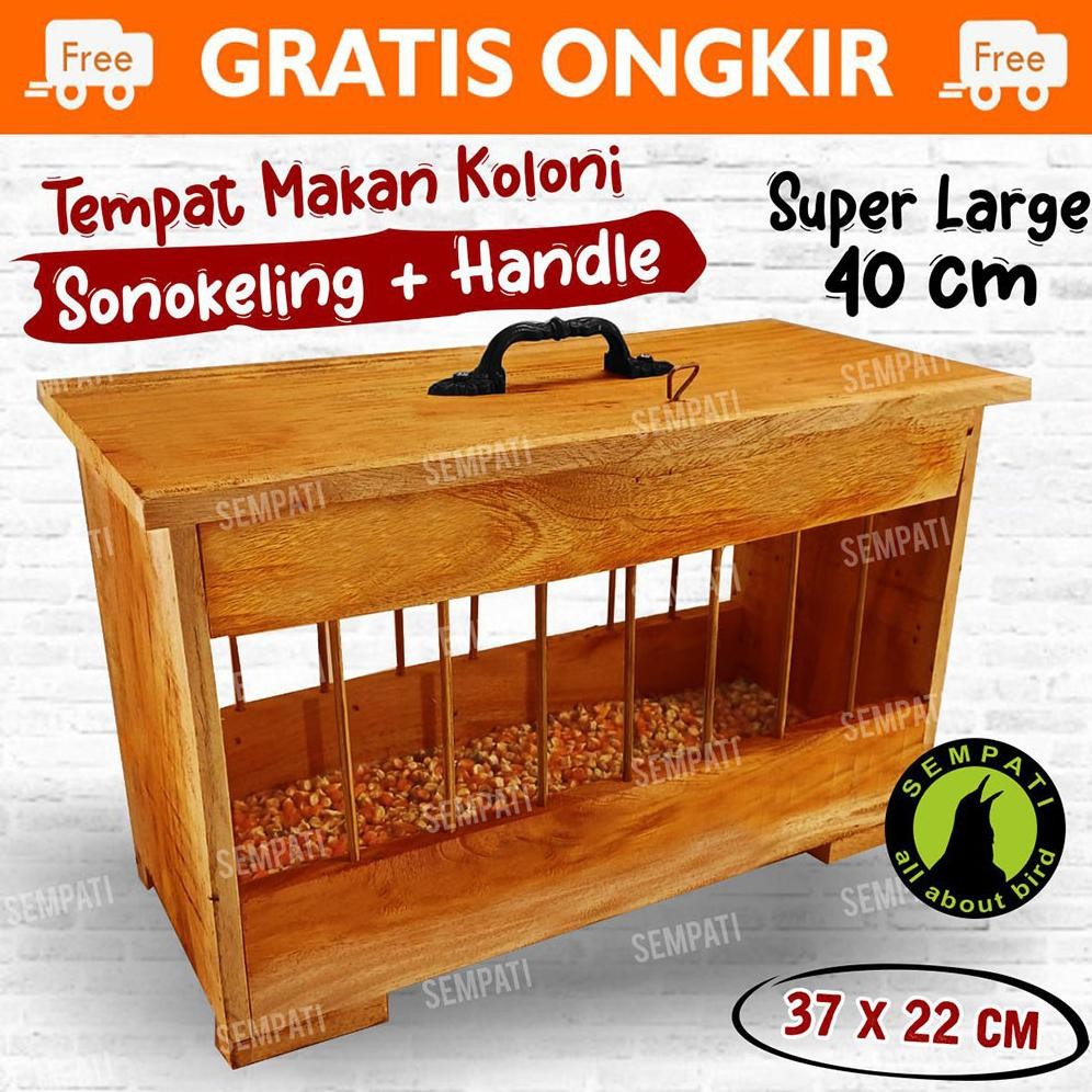SEMPATI TM Tempat Makan Burung Merpati Wadah Pakan Jagung Burung Merpati Pos Kolong Tomprang Lomba D