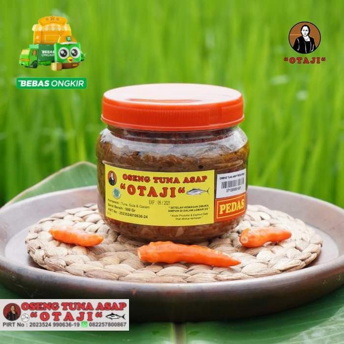 

otaji oseng tuna asap 500gr pedas Ori!!