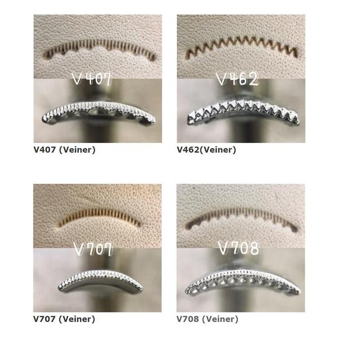 

Oka Veiner Leather Stamp Tool Carving Stamping - Oka Factory Japan Leather Tool Alat Ukir Kulit