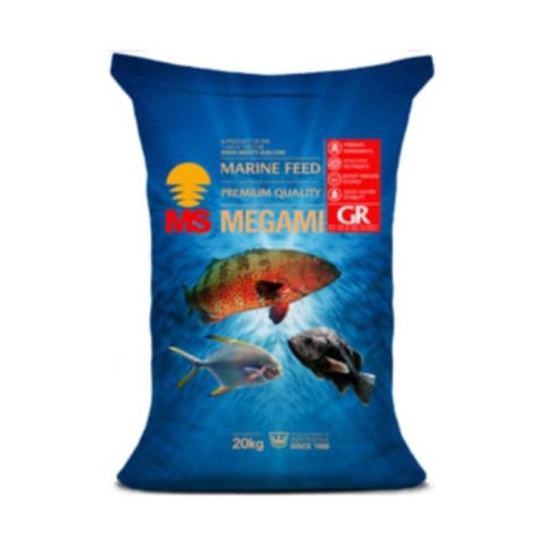 pelet ikan megami 20kg(1sak) DiM