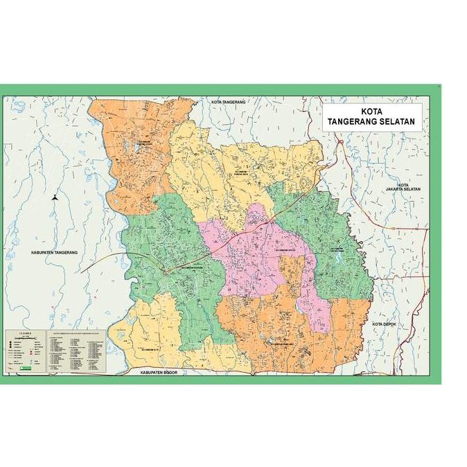 

Peta Kota Tangerang Selatan Lembaran