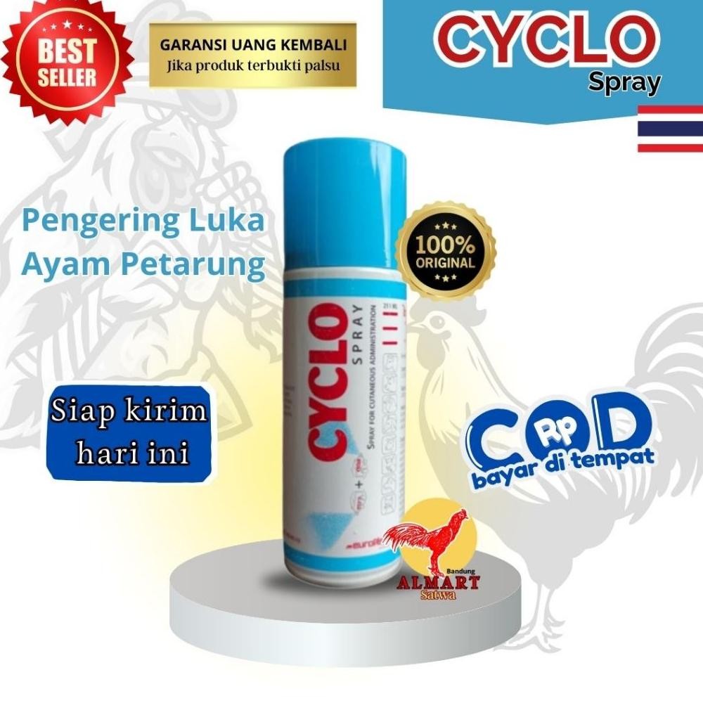 Cyclo Spray Impor Thailand Obat Luka Ayam DiM