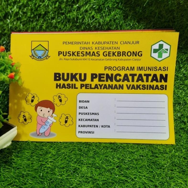 

Buku Pencatatan Hasil Pelayanan Vaksinasi Isi 50 Lembar (100 Halaman) DiM