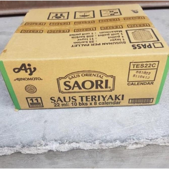 

Saori Saus Teriyaki Sachet 22Ml Dus (10Bks X 12Renceng)