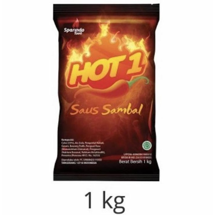 

Saos Sambal Hot 1 Berat 1Kg