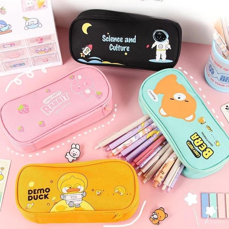 

Gf21 T&Y Kotak Pensil Serbaguna Motif Animal Tempat Pensil Karakter Kartun Kotak Pensil Sleting Lucu Tempat Alat Tulis Perlengkapan Sekolah Kantor Double Layer Kotak Pensil Anak Perempuan Kapasitas Besar Gf21