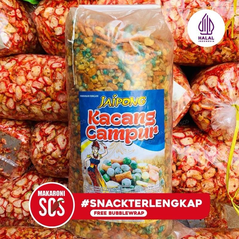 

Kacang Campur Jaipong 1Kg Kacang Campur Polong Koro Pangpang Berkualitas