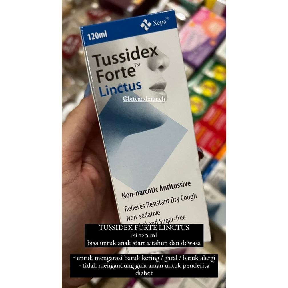 Tussidex Forte Linctus obat batuk kering gatal alergi malaysia penang DiM
