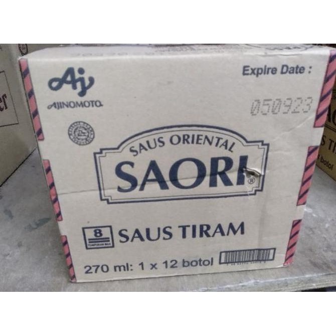 

Ajinomoto Saori Saos Tiram 12 X 270Ml Dus / Saori Saus Tiram Botol Dus