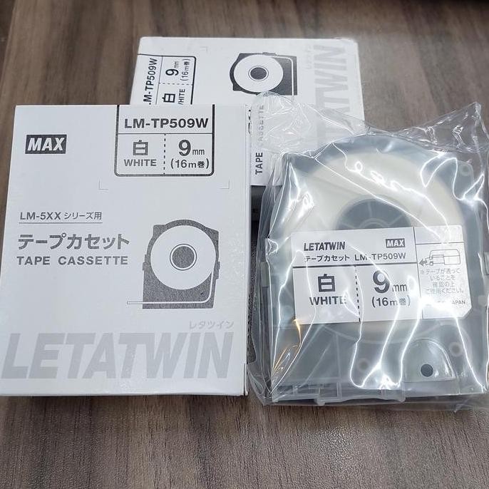 

Max Marking Label Letatwin Lm-509W (White 9Mm) New Stok