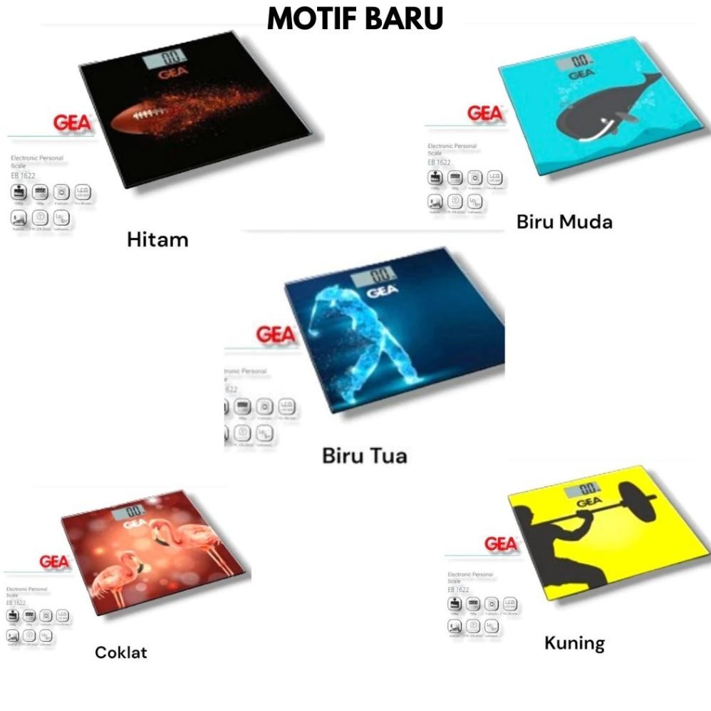 Timbangan badan digital Merk GEA EB 1622 DiM
