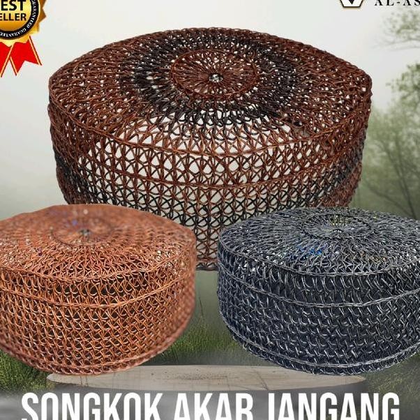Al Asas Peci Songkok Rotan Peci Songkok Akar