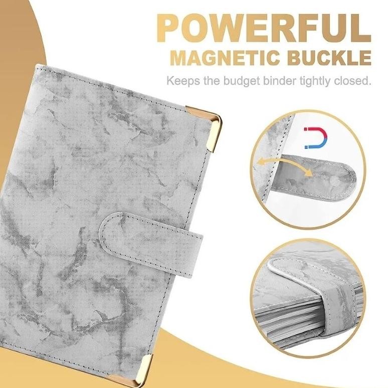 

Eelic A6 Binder Kulit Motif Marmer Luxury 6 Ring Sd83