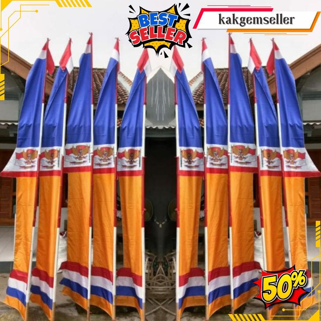 Umbul Umbul Jumbo Bendera Umbul Umbul Cod