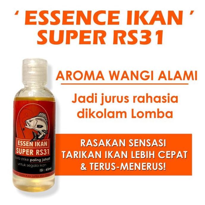 Essen Ikan Super Rs31 | Essence Pancing Untuk Ikan Mas, Lele, , Bawal.