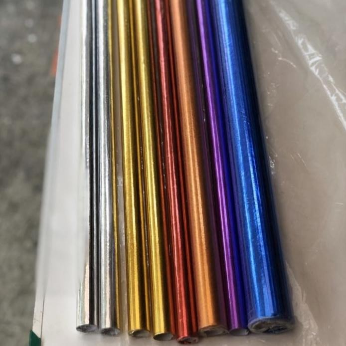 

new !!! kertas metalik gold/silver/merah/biru/hijau/ungu/kuning (perpak)