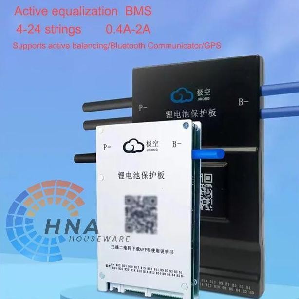 TERMURAH - Jk Jikong Smart BMS 8S - 24S Active Balancer 0.6A - 2A Baterai Lifepo4