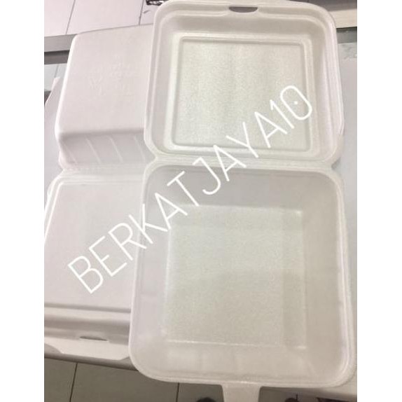 new  Sterofoam NASI styrofoam TF3 fom gabus kotak polos box GOJEK ONLY