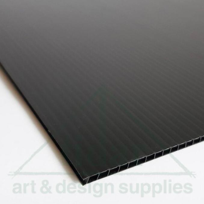 

new !!! Impraboard Hitam 2 mm 50 x 75 cm - Infraboard - Papan Plastik - PP