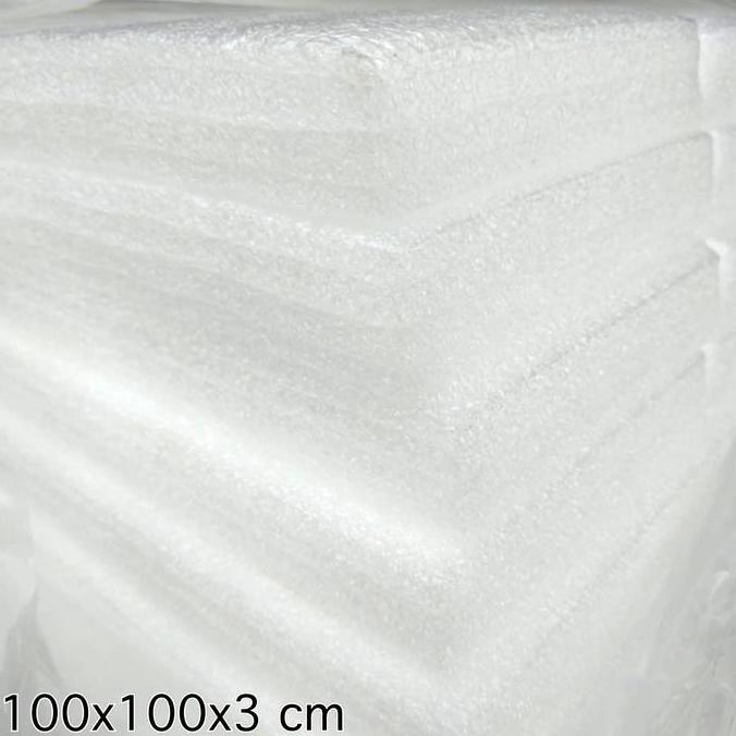 

new !!! Busa Packing Kemasan 3cm PE Foam / Polybonding / Polyfoam 100x100x3 cm