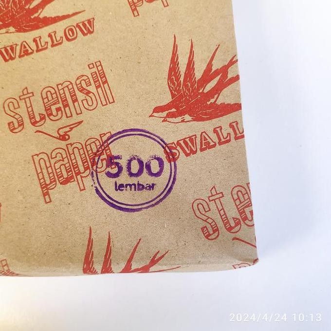 

new !!! stensil kertas buram SWALLOW