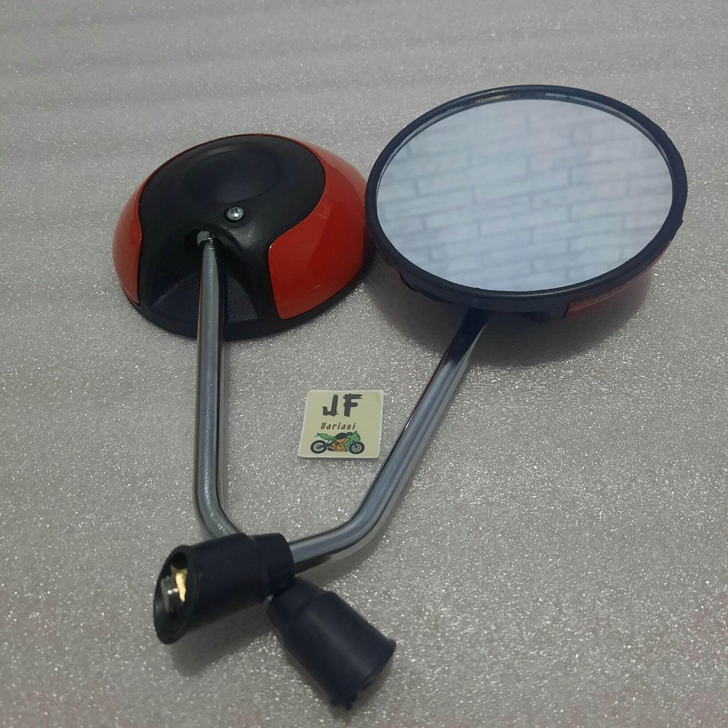 RPM Spion Scoopy Original Tangkai Crome Buat Motor Honda / Spion Scoopy Model Terbaru - Merah