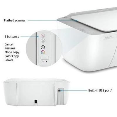 Printer Deskjet Ink Advantage Hp 2336 White All In One (Print Scan Copy) 7Wq05B - Hp2336 - Resmi & I
