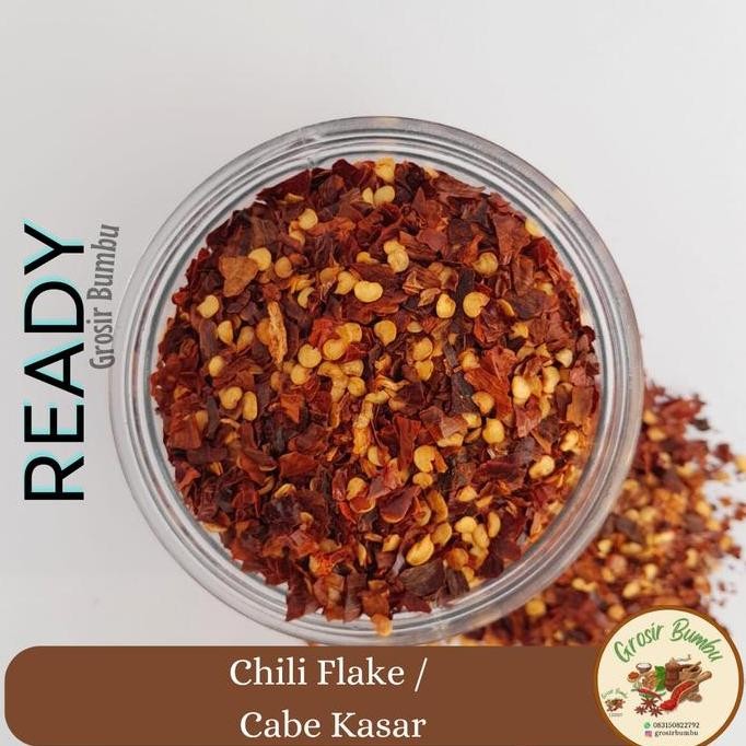 

READY Chili Flake 500gram Asli Cabe Cacah Cabe Kering