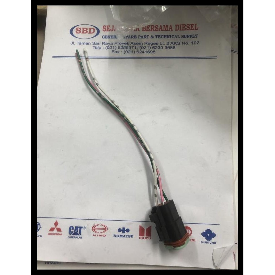 BEST DEAL KONEKTOR JANTAN SEGITIGA GOVERNOR MOTOR KOMATSU PC200-7/8 