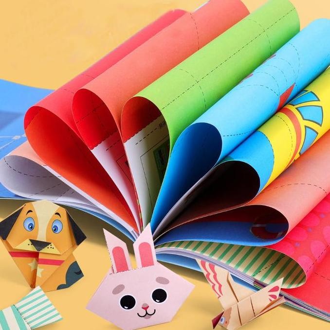 

new !!! 3d Origami Untuk Anak/Buku Origami/Origami Kartun Animal/Mainan Pendidikan