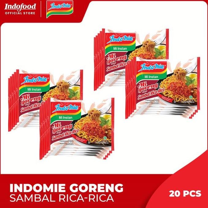 

Bundle 20 Pcs - Indomie Goreng Sambal Rica Rica