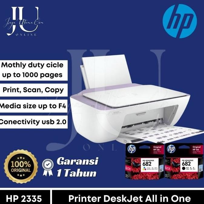 Printer Hp 2335 All In One Scanner Fotocopy Print New Stok