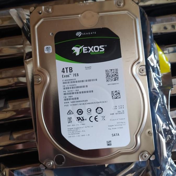 hardisk 3,5 in 4TB EXOS 7E8 Seagate Enterprise